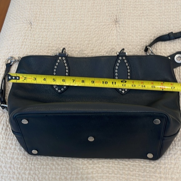 Michael Kors Brooklyn Large Pebbled Leather Convertible Satchel - Picture 11 of 16